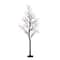 7ft. Pre-Lit Halloween Deluxe Black Twig Artificial Tree with 180 Orange & Purple LED Lights